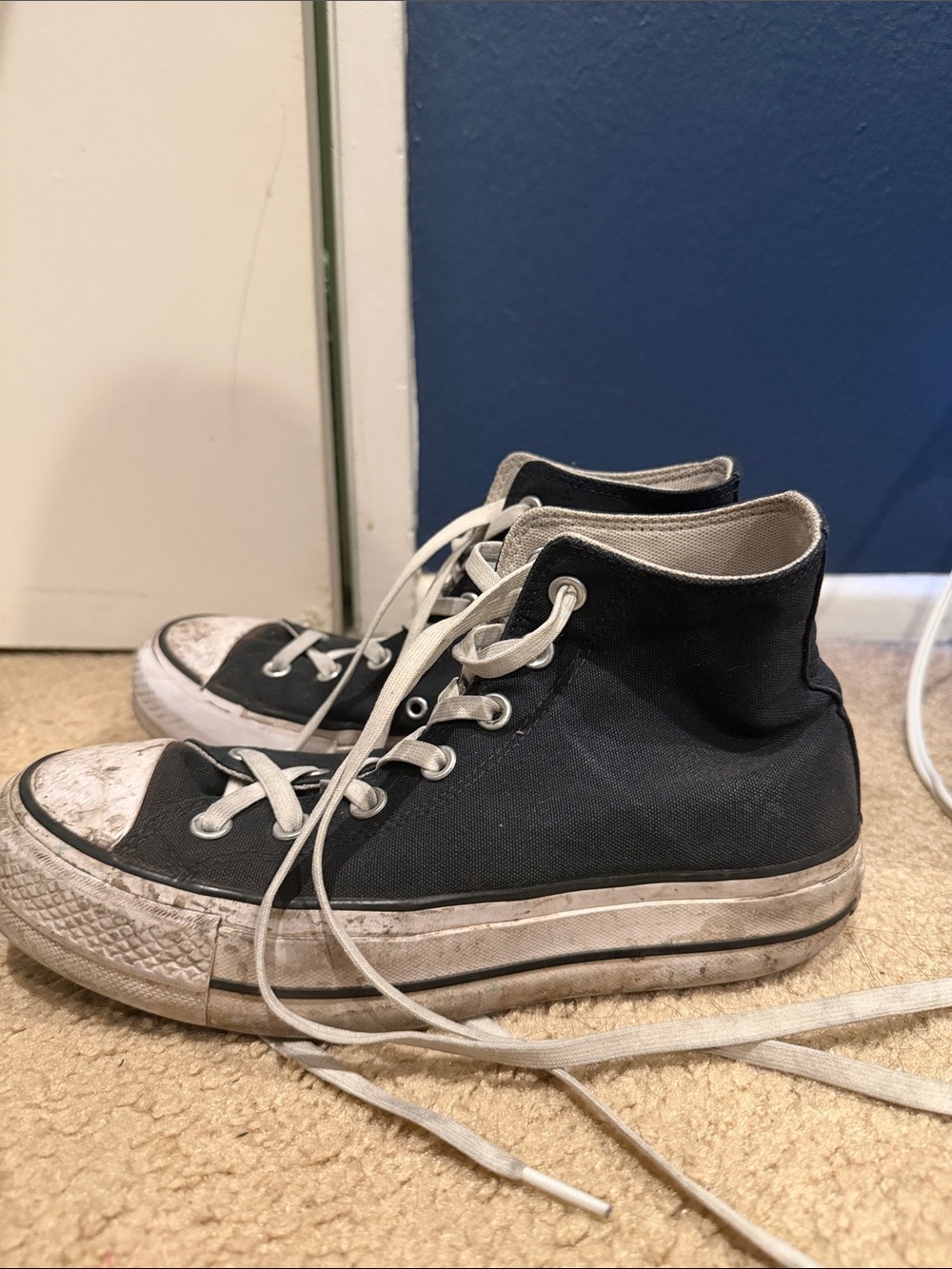 USED DIRTY STINKY CONVERSE SIZE 7